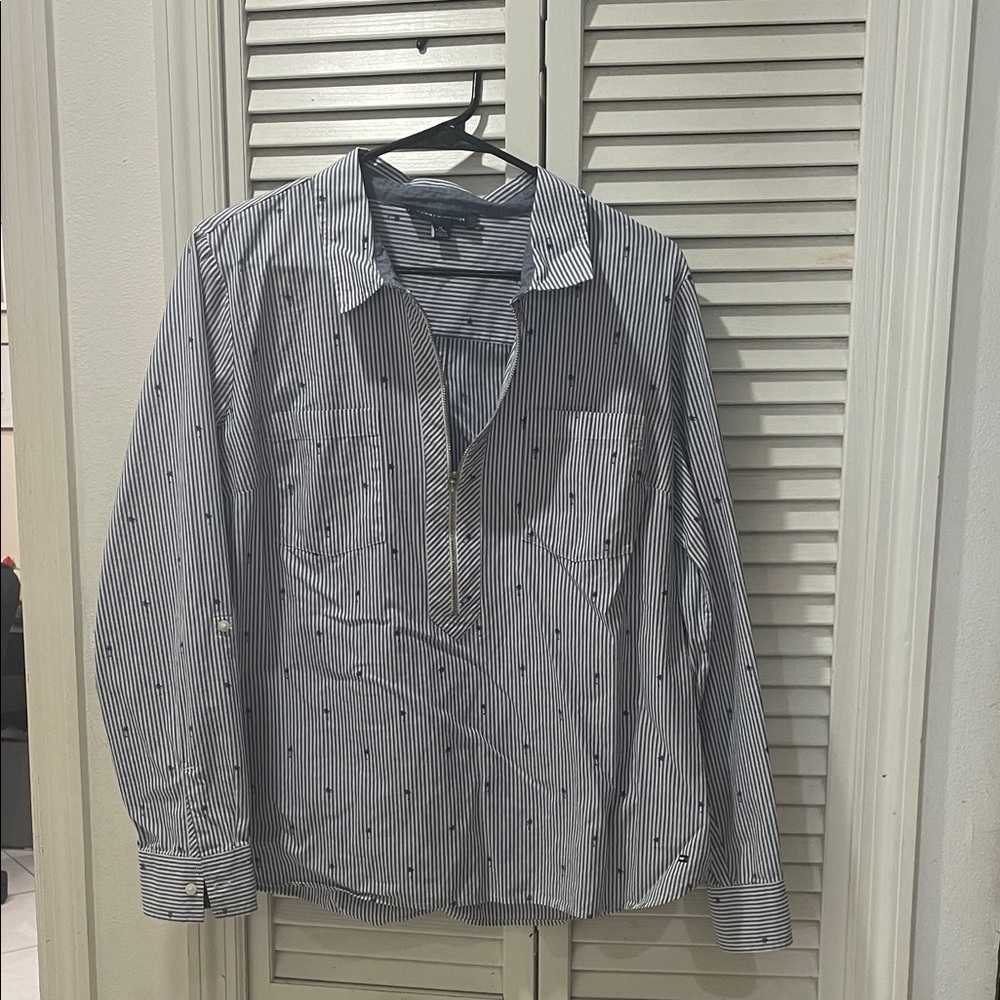 Tommy Hilfiger Blue Striped Blouse